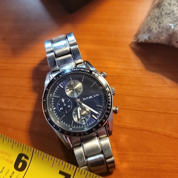 Michael Kors Silver Chronograph Watch - Picture 2 of 5